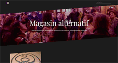 Desktop Screenshot of magasin-alternatif.fr