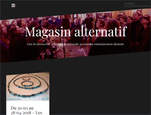 Tablet Screenshot of magasin-alternatif.fr